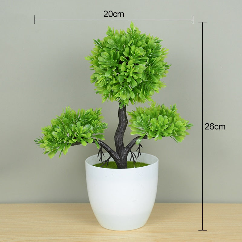 Bonsai Artificial para Decoração Realista Pequeno Porte - Barato e Rápido