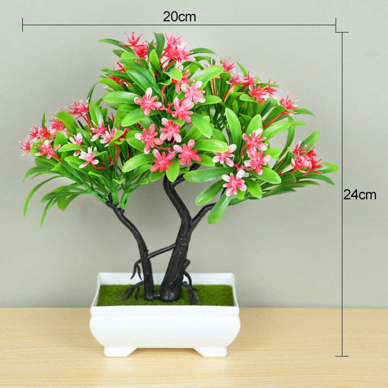 Bonsai Artificial para Decoração Realista Pequeno Porte - Barato e Rápido