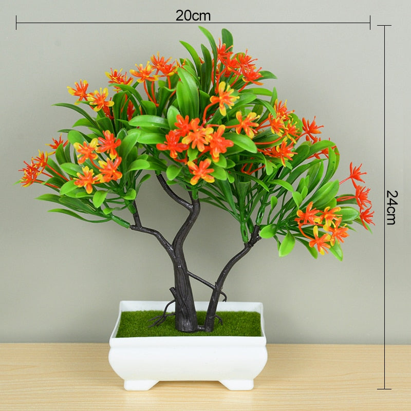 Bonsai Artificial para Decoração Realista Pequeno Porte - Barato e Rápido