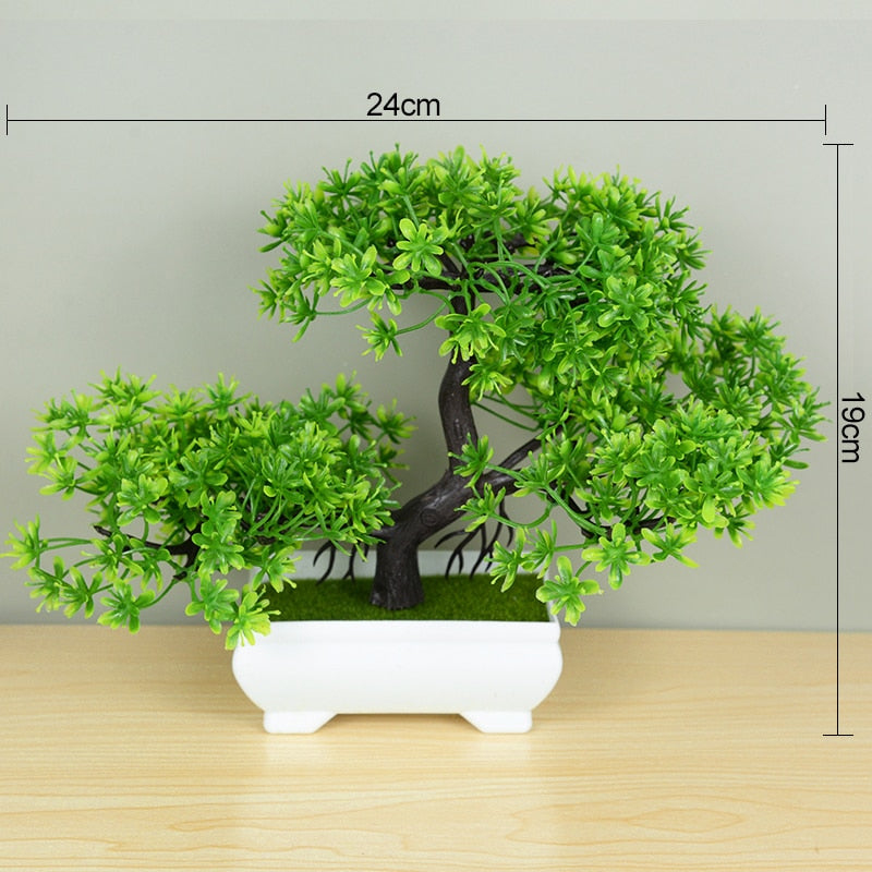 Bonsai Artificial para Decoração Realista Pequeno Porte - Barato e Rápido