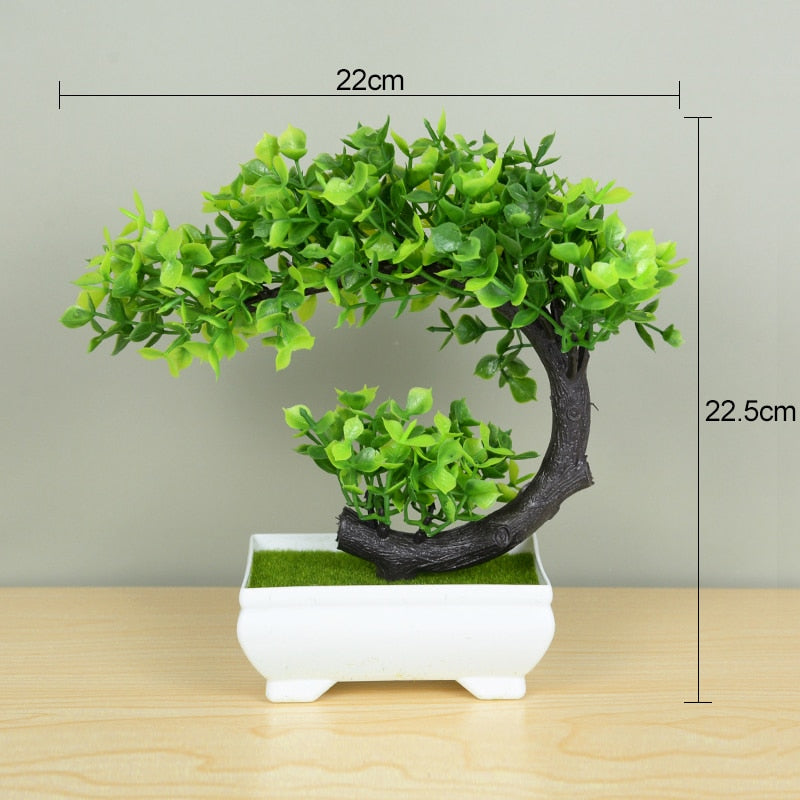 Bonsai Artificial para Decoração Realista Pequeno Porte - Barato e Rápido