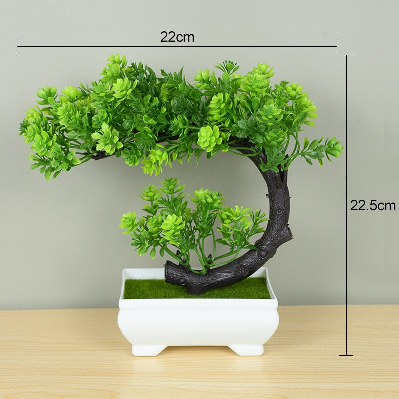 Bonsai Artificial para Decoração Realista Pequeno Porte - Barato e Rápido