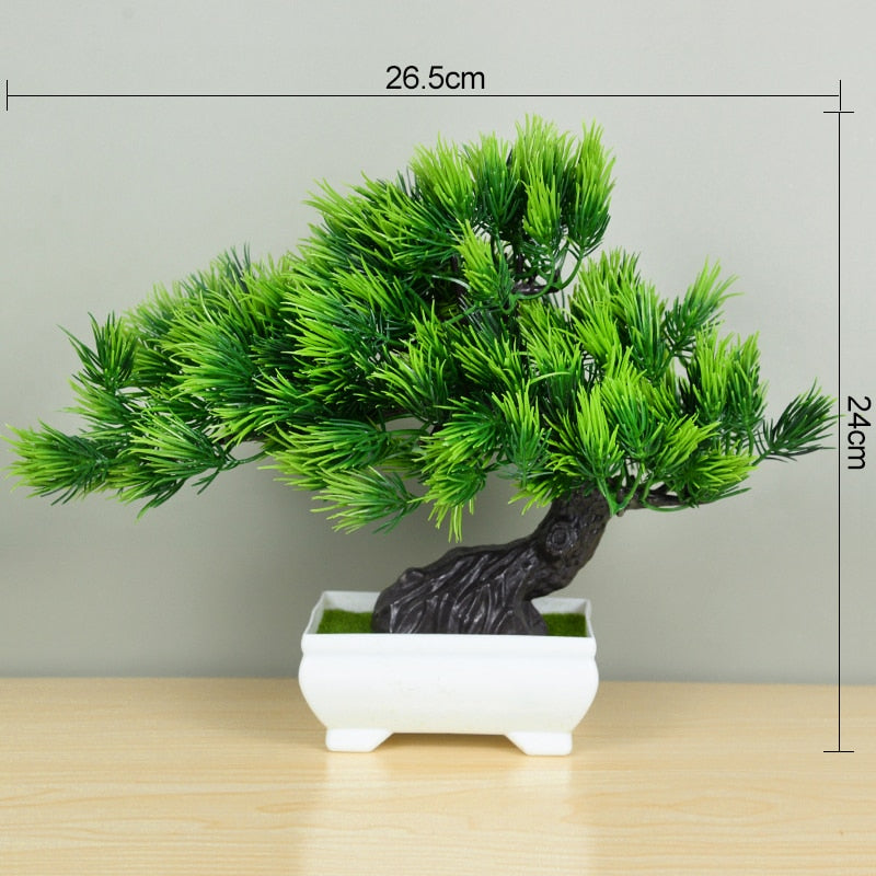 Bonsai Artificial para Decoração Realista Pequeno Porte - Barato e Rápido