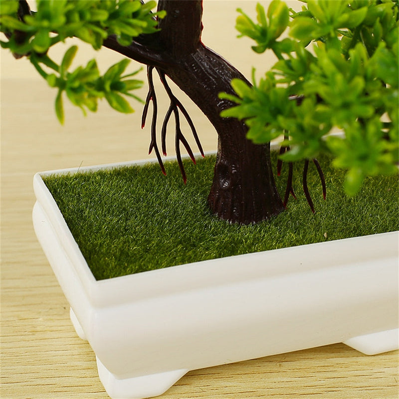 Bonsai Artificial para Decoração Realista Pequeno Porte - Barato e Rápido