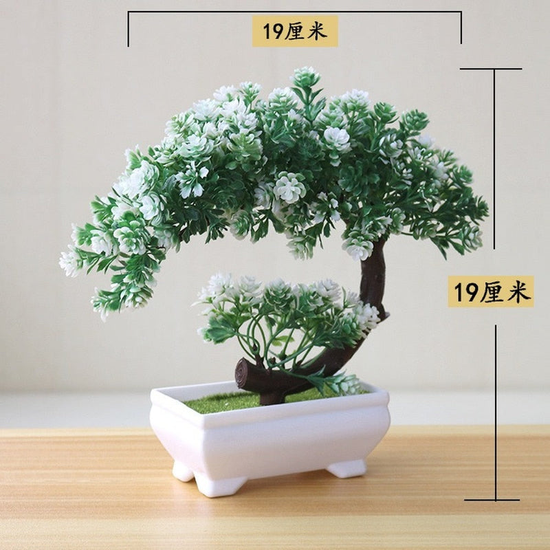 Bonsai Artificial para Decoração Realista Pequeno Porte - Barato e Rápido