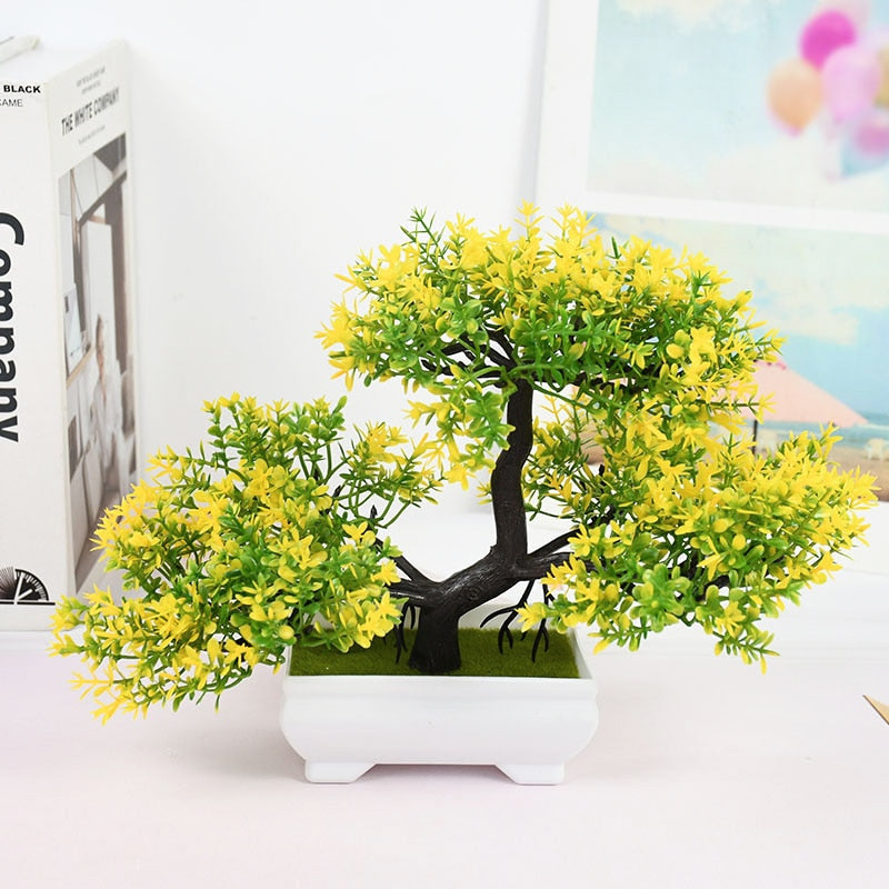 Bonsai Artificial para Decoração Realista Pequeno Porte - Barato e Rápido