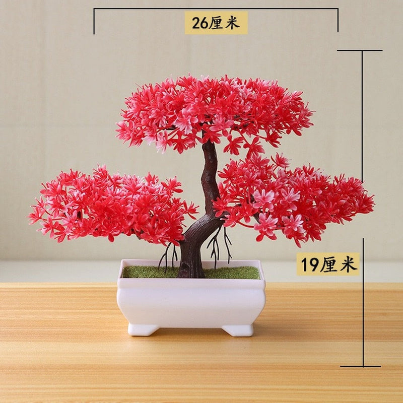 Bonsai Artificial para Decoração Realista Pequeno Porte - Barato e Rápido