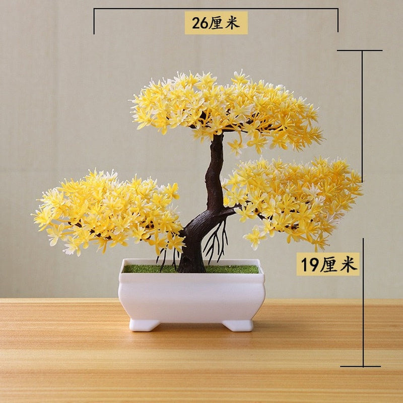 Bonsai Artificial para Decoração Realista Pequeno Porte - Barato e Rápido