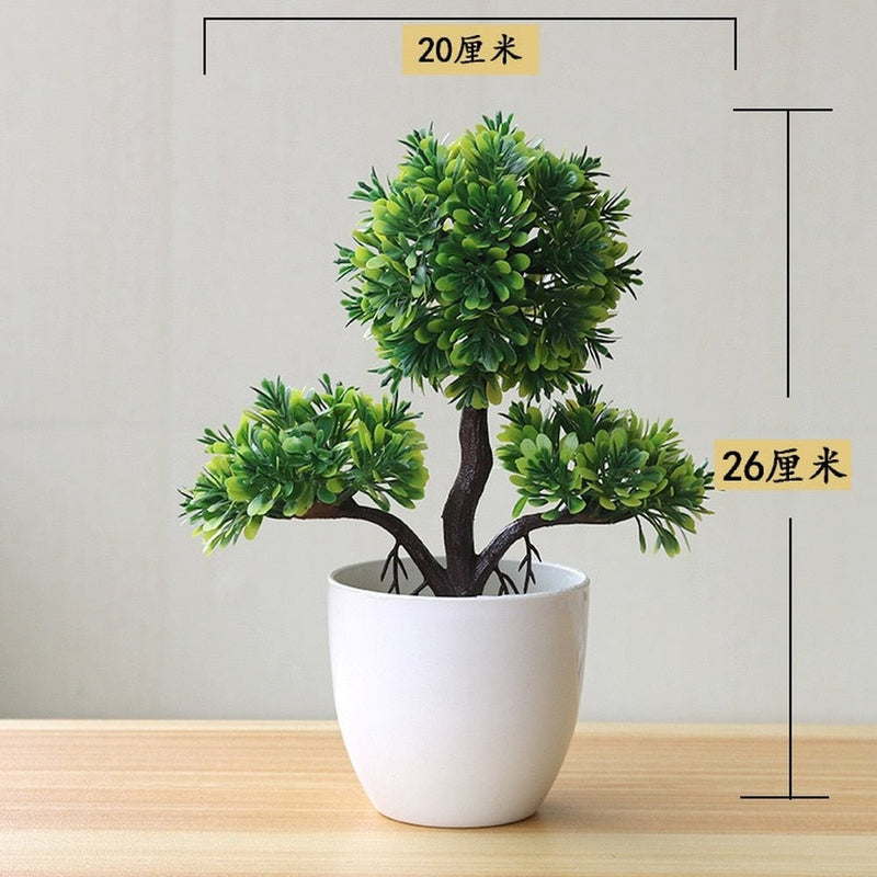 Bonsai Artificial para Decoração Realista Pequeno Porte - Barato e Rápido