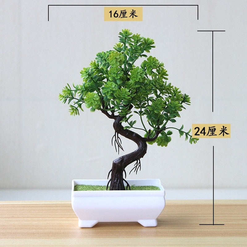 Bonsai Artificial para Decoração Realista Pequeno Porte - Barato e Rápido