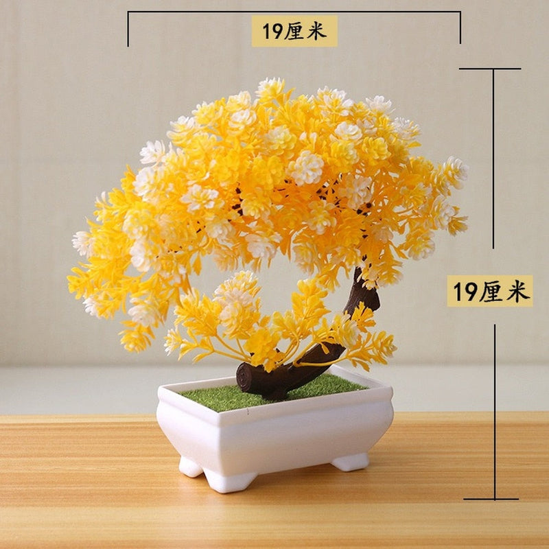 Bonsai Artificial para Decoração Realista Pequeno Porte - Barato e Rápido