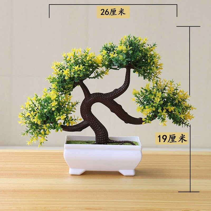 Bonsai Artificial para Decoração Realista Pequeno Porte - Barato e Rápido