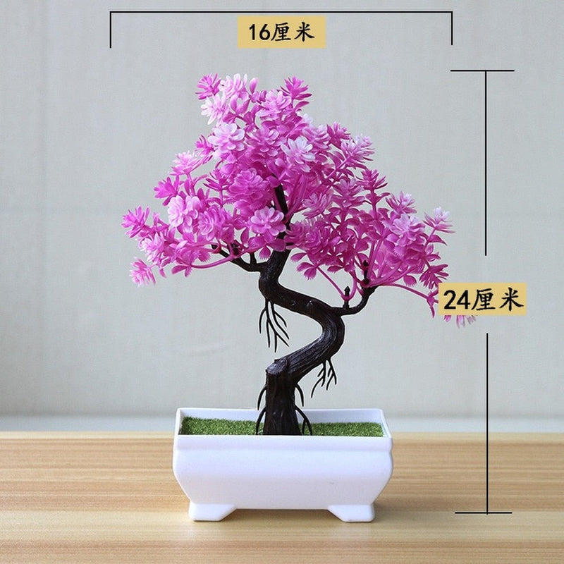 Bonsai Artificial para Decoração Realista Pequeno Porte - Barato e Rápido