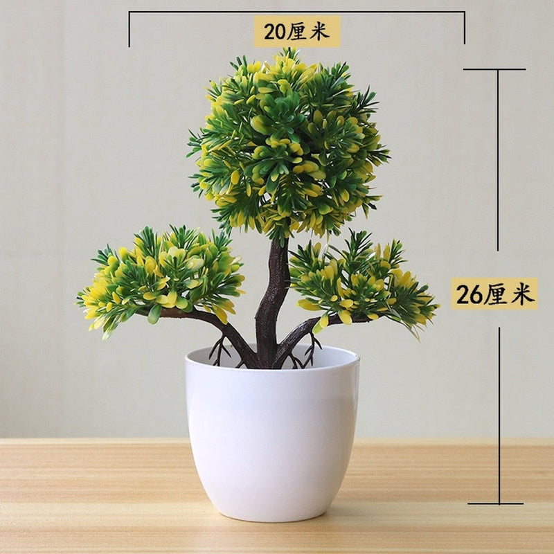 Bonsai Artificial para Decoração Realista Pequeno Porte - Barato e Rápido