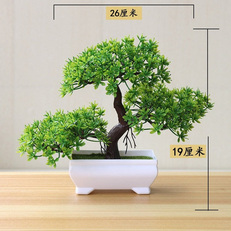 Bonsai Artificial para Decoração Realista Pequeno Porte - Barato e Rápido