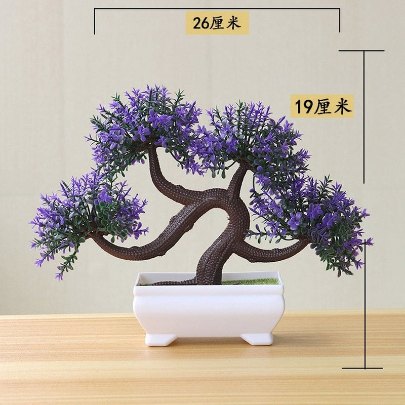 Bonsai Artificial para Decoração Realista Pequeno Porte - Barato e Rápido