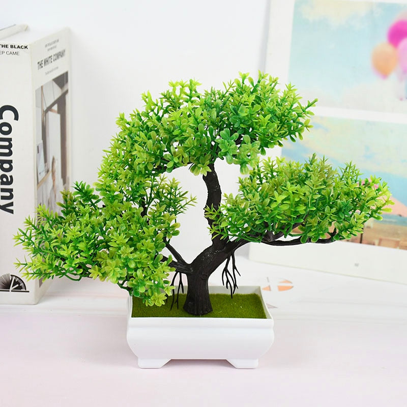 Bonsai Artificial para Decoração Realista Pequeno Porte - Barato e Rápido