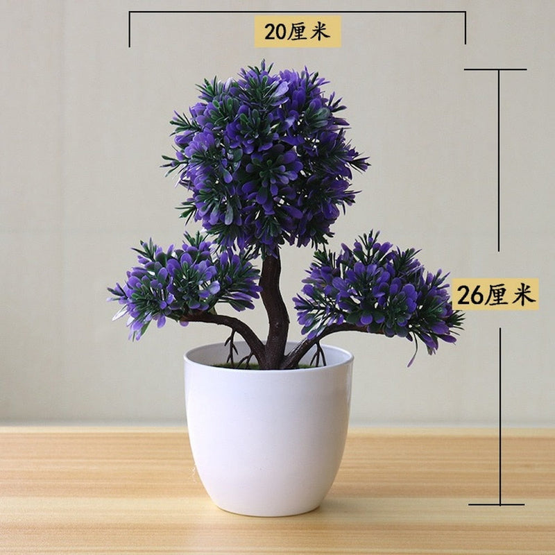 Bonsai Artificial para Decoração Realista Pequeno Porte - Barato e Rápido