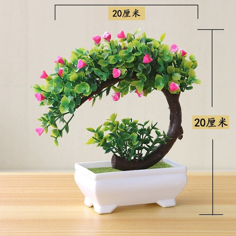 Bonsai Artificial para Decoração Realista Pequeno Porte - Barato e Rápido