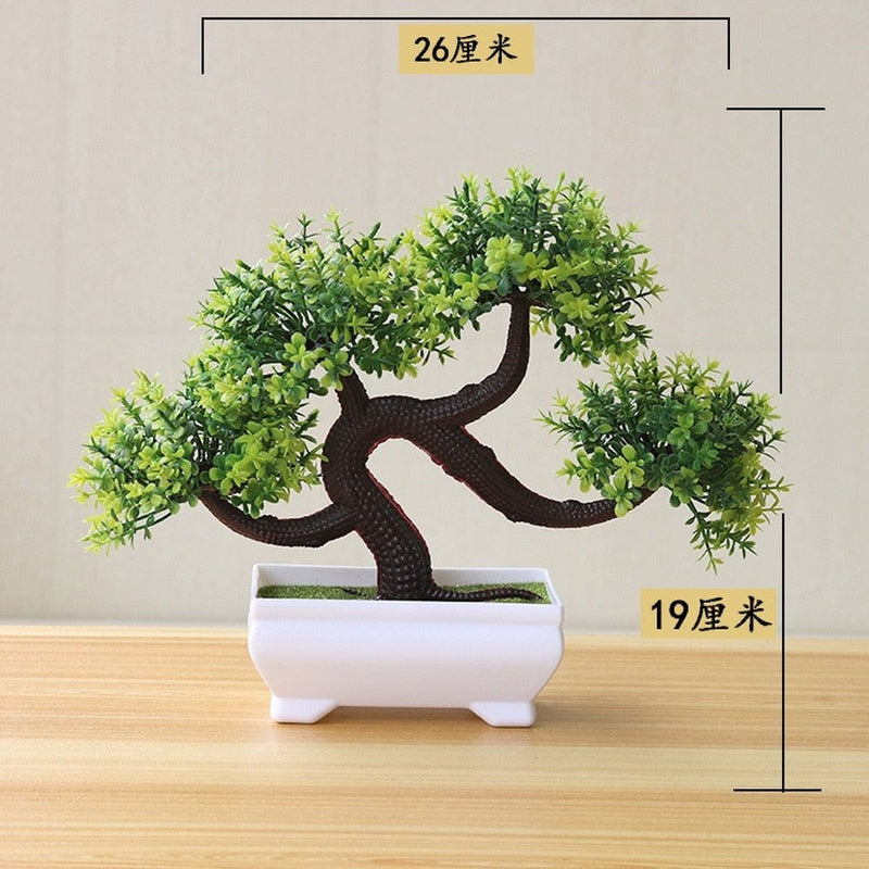 Bonsai Artificial para Decoração Realista Pequeno Porte - Barato e Rápido