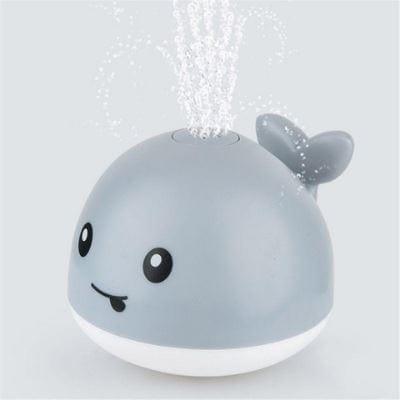 Brinquedo Interativo para Bebê Baleia Pisca Cores Jato D'Água - Barato e Rápido